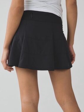 NICE🍀Lululemon Pace Rival II 16 TALL Skirt built in liner - Black
